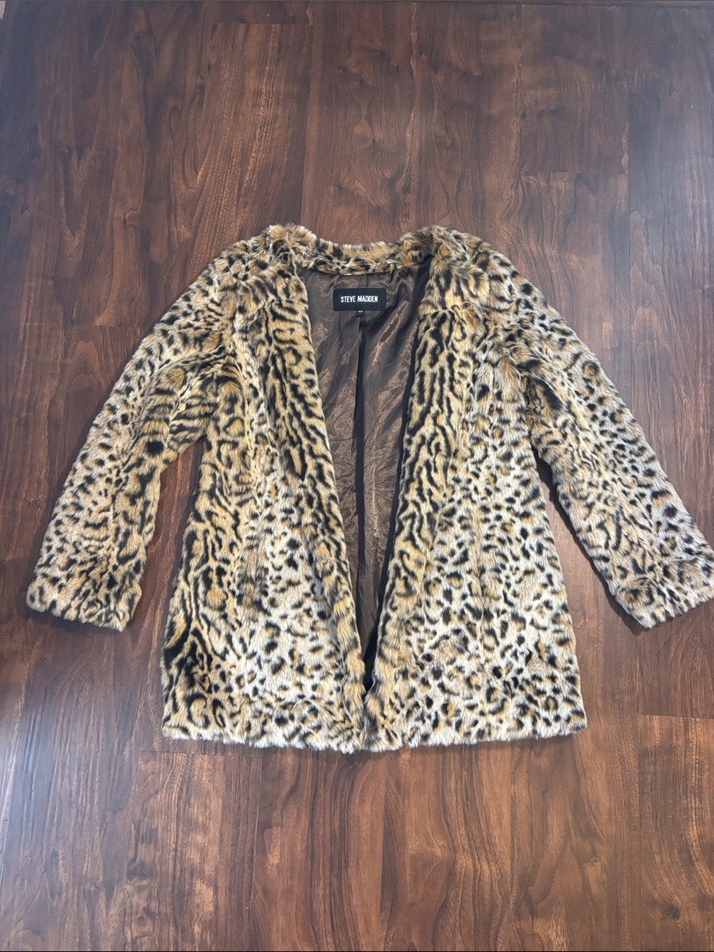 Steve Madden Leopard Fur Coat